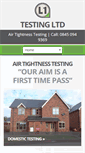 Mobile Screenshot of l1testing.co.uk
